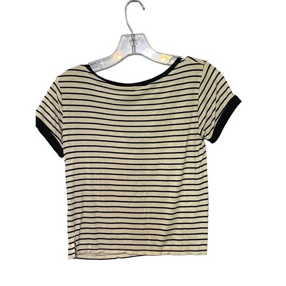 Empyre Vintage 2 Pc Crop Tops Gray and Striped Women’s Size Medium - Picture 9 of 12